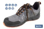 Chaussure de sport S3S SR FO Modèle Alarcón | Avec embout et semelle intérieure anti-perforation | Disponible de la pointure 35 à la 49 - Cofan